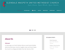 Tablet Screenshot of glendalemaspethumc.org